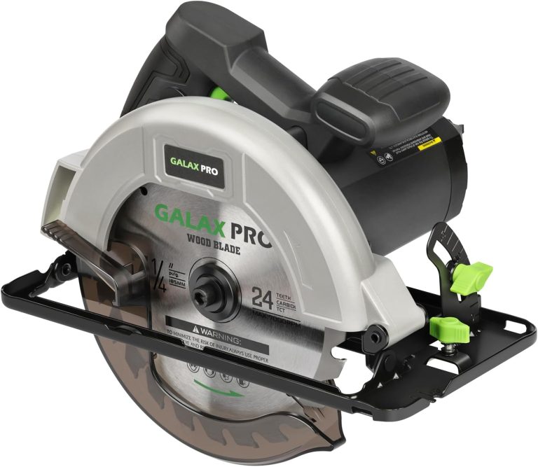 GALAX PRO 1400W scie circulaire avec 62mm de profondeur et moteur cuivre