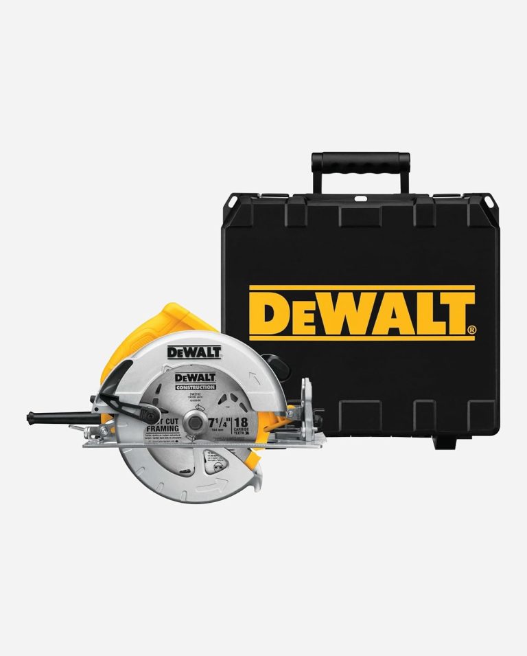 DEWALT Scie circulaire 190mm 1600W DWE575K-QS, profondeur de coupe 67mm, inclinaison jusqu'à 57 degrés, mallette de transport incluse